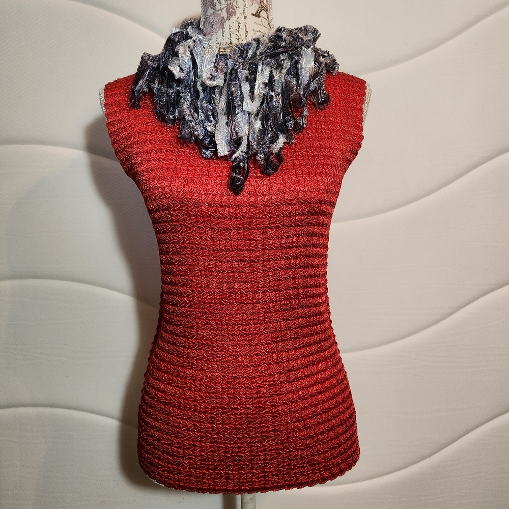 Dress Barn Red Shell Size XL